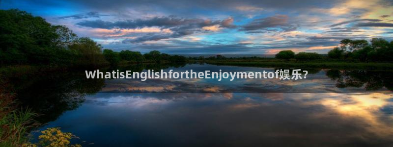 摩登7vk：WhatisEnglishfortheEnjoymentof娱乐?