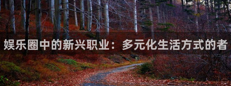 摩登7：娱乐圈中的新兴职业：多元化生活方式的者